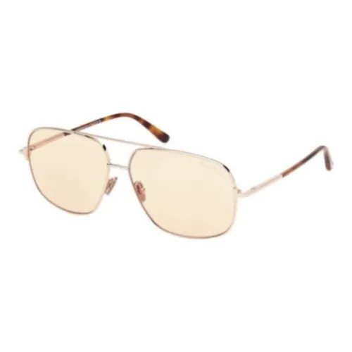 TOM FORD Металл Aviator Солнцезащитные очки Мужские Розовое золото