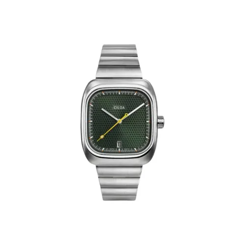 CILOA Кварцевый механизм Мужские часы 36мм*36мм*10мм Зеленый