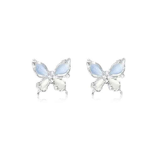 Inkopper 925 стерлинговое серебро серьги-гвоздики женские