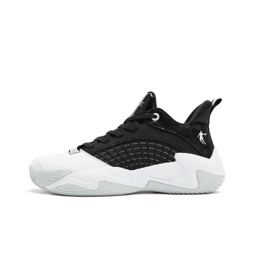 QIAODAN Баскетбольные кроссовки Low Top Jordan - белый, черный, мужской