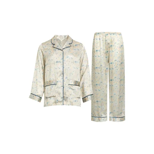 Комплект пижам Silk Boundary женский бежевый