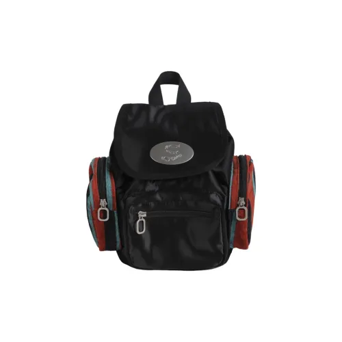 GOOD FOR NOTHING Нейлон с Вельветом Рюкзак Стандартный Унисекс Черный