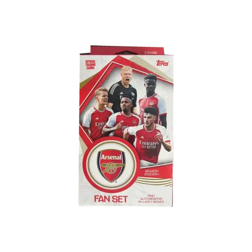 Topps 2023 24 Arsenal Club Official Team Box Fan Set Edition Soccer Star Cards Спортивные Карты Целая Коробка