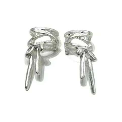 Вегетарианский сплав Нижняя заколка Серьги On Женские