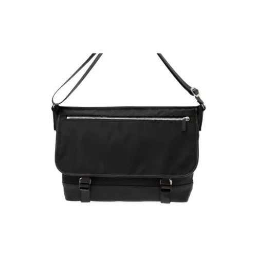 Manhattan Portage Переработанная Нейлоновая Курьерская Сумка Сумка через плечо Мужская Черная