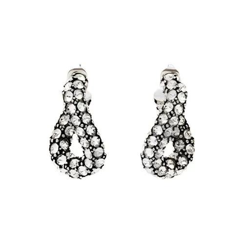 ISABEL MARANT Серьги с металлическими заклепками Женское серебро