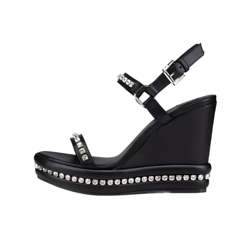 CL One Ремень Сандалии 11cm Женские Черный