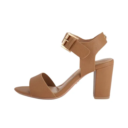 Kurt Geiger London Sadie One Strap Sandals 8 cm Women's Tan