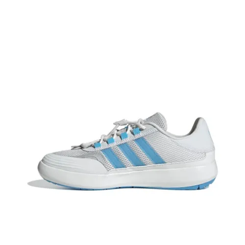 Adidas ROAMBOAT Дышащие и Легкие Низкие Беговые Кроссовки Унисекс Серый Синий