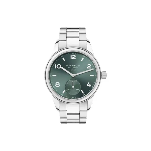 NOMOS Автоматический Механический Механизм Мужские Часы 37 мм Зеленый