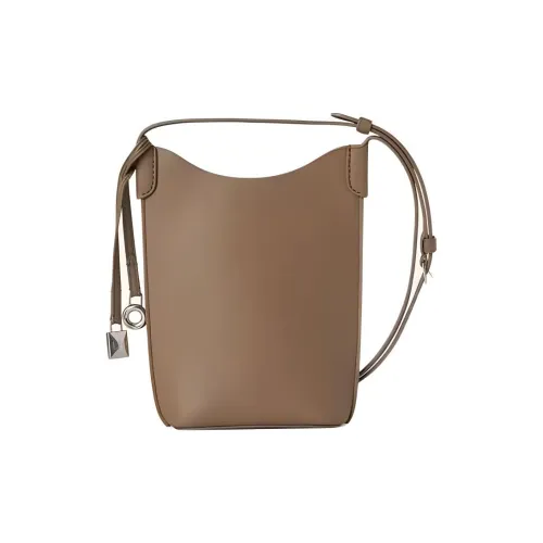 Loro Piana Чехол для телефона из коровьей кожи женский теплый бежевый