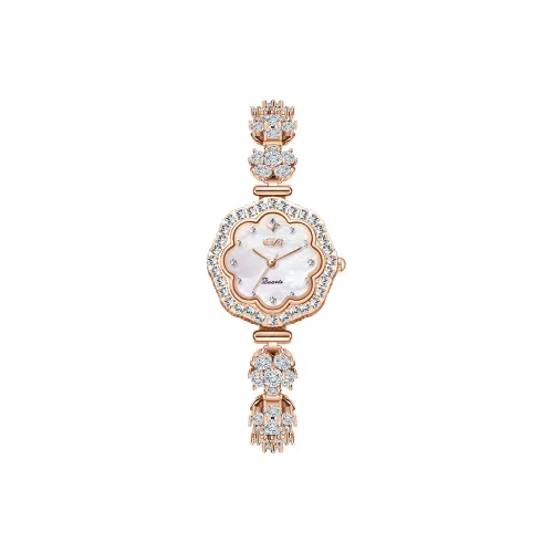 EA Кварцевый Movement Женские часы 26 мм Белый