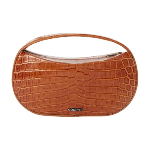 COPERNI Крокодиловый узор кожа через плечо сумка маленькая женская коричневый