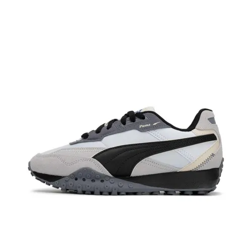 PUMA Blktop Rider Беговые кроссовки Низкий верх Белый Серый Черный Унисекс