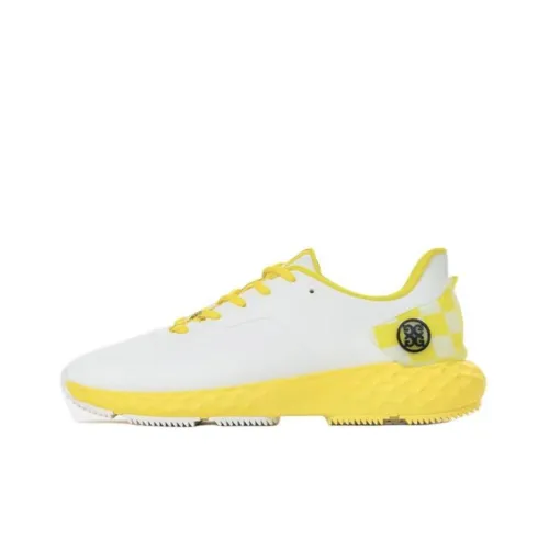 GFORE Golf Shoes Low Top Белый/Ярко-Желтый Женские