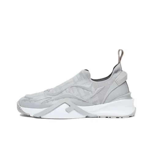 FENDI FLow Low Топ Повседневная обувь Мужской Серый