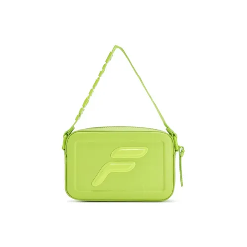 FILA FUSION Полиуретан Плечевая сумка Сумка Экстра Маленькая Женская Флуоресцентная Желто-Зеленая