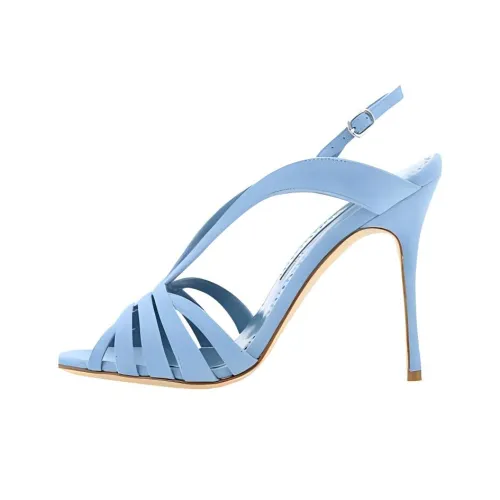 MANOLO BLAHNIK One Ремешок Сандалии Женские Синие