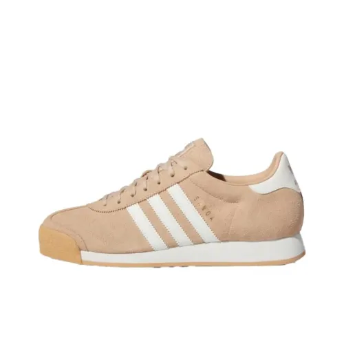 Adidas Originals Samoa Non Slip Легкий Низкий Топ Скейтборд Кроссовки Мужские Бежевые