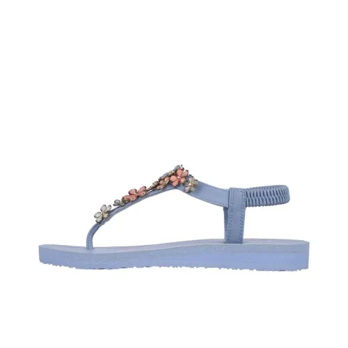 Skechers Meditation Шлепанцы Женские Синие