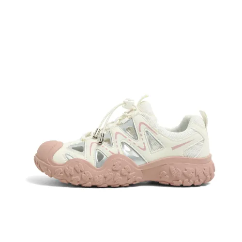 HUANQIU Износостойкий Легкий Дышащий и Противоскользящий. Низкий Топ Повседневная Обувь Женская Розовая