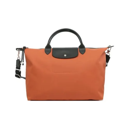 LONGCHAMP Le Pliage Полиамид Холщовая Сумка Сумка через плечо Сумка Большая Женская Охра