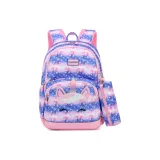 Голубой и розовый звездное небо единорог.