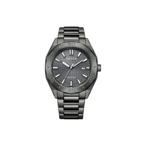 CITIZEN Wrist Watch Collection Светильник Кварцевый механизм Нержавеющая сталь Ремешок Часы 41 мм Мужские часы Серый циферблат