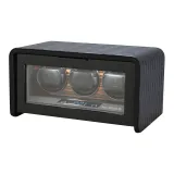 [Классическая коллекция] Кожаный черный [3 отделения для часов]