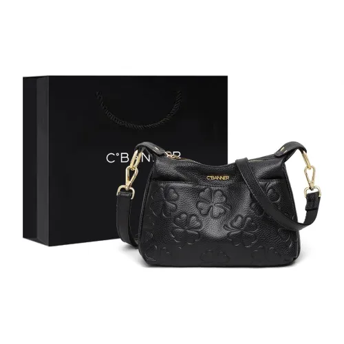 C°BANNER Коровья кожа с синтетической кожей портативная сумка через плечо обычная женская туманный водный синий черный