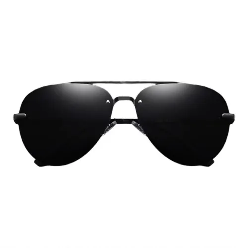 Thunder Pailong Сплав Aviator Солнцезащитные очки Унисекс Черный Серый