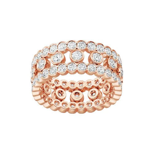 Cartier 18K Розовое золото кольца с алмазами унисекс