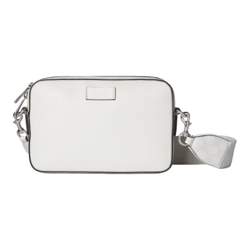 GUCCI Кожа с цветным холстом комбинированная сумка через плечо маленькая мужская белая