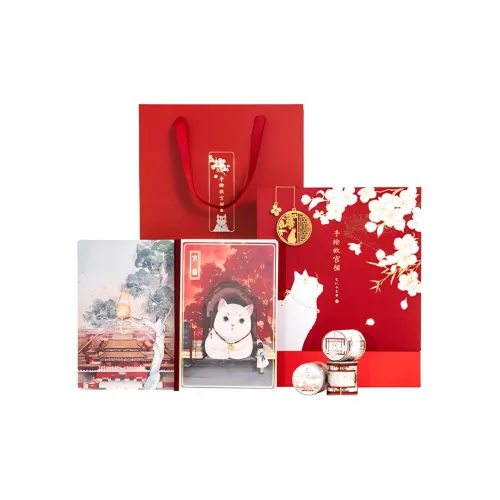 Gongtingbaobei Ручной Рисунок Дворцовый Кошка Ноутбук Одежда Наборы Китайская Мода Тренд Китайский Стиль Мерч по IP