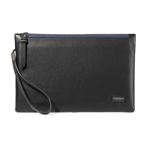 Sharkborough Клатч из коровьей кожи мужской черный