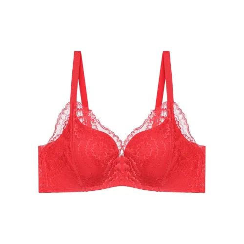 AIMER Рубиново-красный Женские Бюстгальтеры