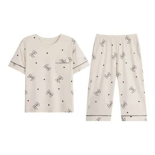 William Pajama Комплект Женский Абрикос