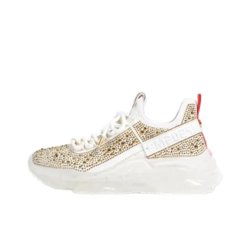 STEVE MADDEN Низкий топ Повседневная обувь Женская Белая Золотая