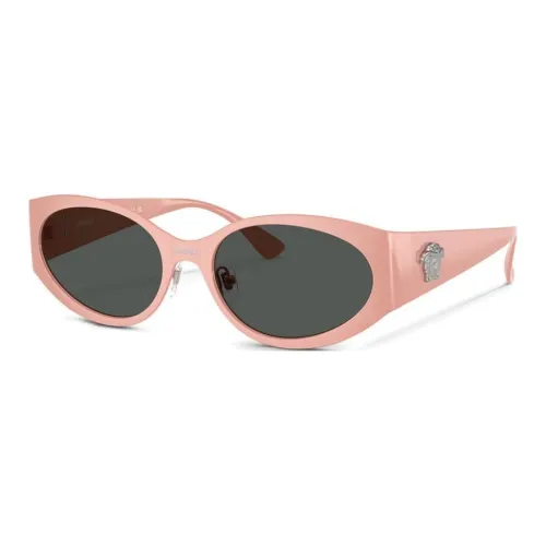 VERSACE Металл OVAL SUNGLASSES Женские Розовый