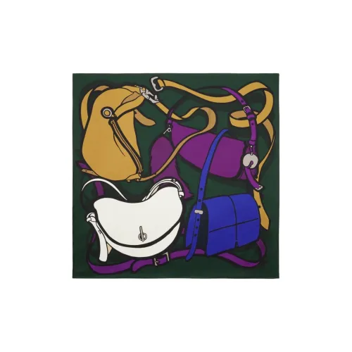 Шелковые шарфы Burberry для женщин многоцветные