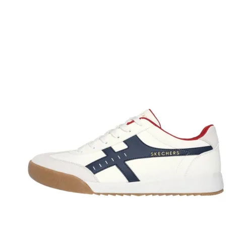 Skechers ZINGER Manzanilla Totale Low Топ Скейтборд Кроссовки Мужские Белый Синий