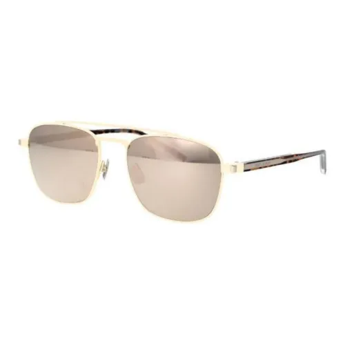 SAINT LAURENT Металл Aviator Солнцезащитные очки Женские Золото
