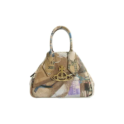 Vivienne Westwood Полиуретан с Полиэстер Через плечо Сумка Мини Женская Коричневая