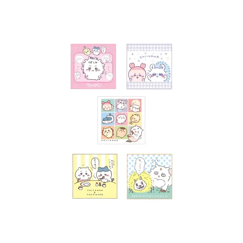 CHiiKAWA Mythical Tales Полотенце с принтом Handkerchief Коробка Mystery Полный комплект из 5 штук