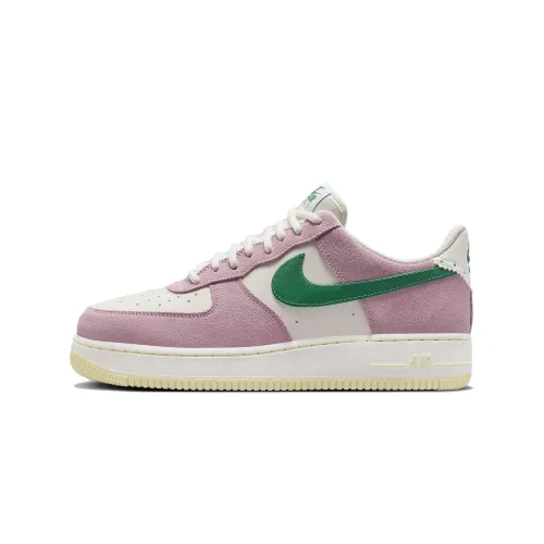 Nike Air FORCE 1 07 Lv8 Low Топ Скейтборд Кроссовки Унисекс Розовый Зеленый Белый