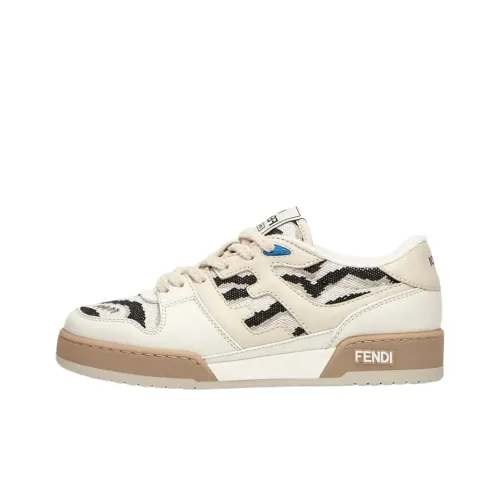 FENDI Match Год тигра Ограниченная серия Низкий топ Стильные Скейтбординги Женские Белые