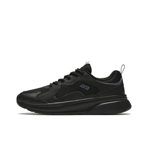 ANTA Life Collection Повседневный Низкий Топ Черный/Стальной Серый Женский