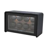 [Классическая коллекция] Кожаный черный [8 отделений для часов]