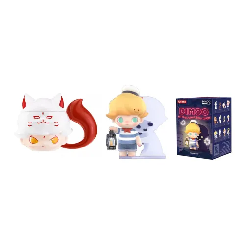 POP MART Dimoo 'Tonight Нет Сон' Коллекция Случайный 1 Mystery Коробка + Керамическая Чашка Trend-Based Products