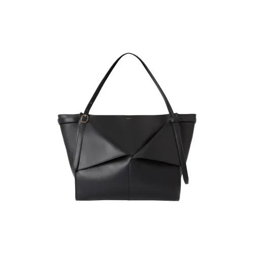 COPERNI Кожа Тоут Сумка Сумка для покупок Сумка Сумка через плечо Женская Черная